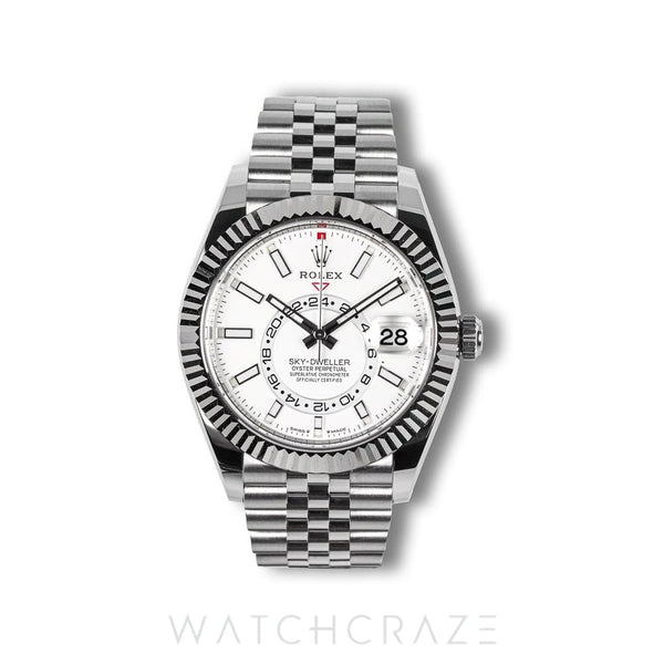 2024 ROLEX SKY-DWELLER JUBILEE WHITE DIAL 42MM 336934