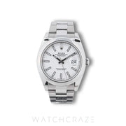 2019 ROLEX DATEJUST WHITE DIAL 41mm 126300