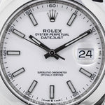 2019 ROLEX DATEJUST WHITE DIAL 41mm 126300