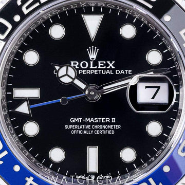 2022 ROLEX GMT MASTER II 40MM BATGIRL 126710BLNR