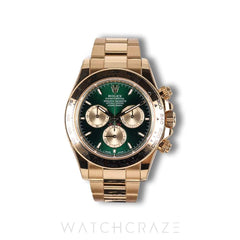 2025 ROLEX DAYTONA YELLOW GOLD GREEN DIAL 'JOHN MAYER' 40MM 126508