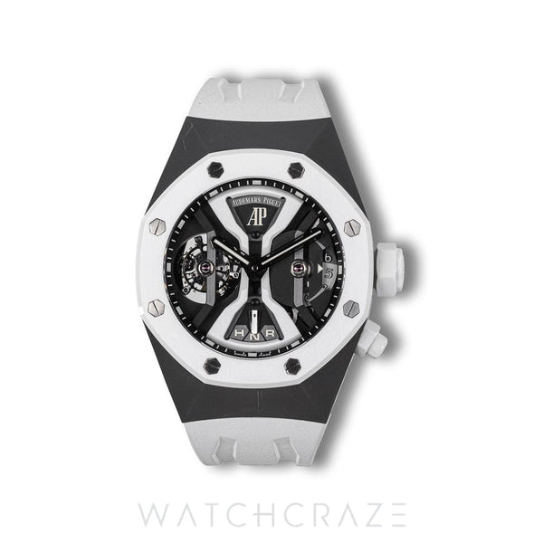2017 AUDEMARS PIGUET ROYAL OAK CONCEPT CERAMIC TITANIUM TOURBILLON 44MM 26580IO.OO.D010CA.01