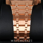 2024 AUDEMARS PIGUET ROYAL OAK ROSE GOLD BLUE DIAL 41MM (STICKERS APPLIED) 15400OR.OO.1220OR.03