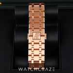 2024 AUDEMARS PIGUET ROYAL OAK ROSE GOLD BLUE DIAL 41MM (STICKERS APPLIED) 15400OR.OO.1220OR.03