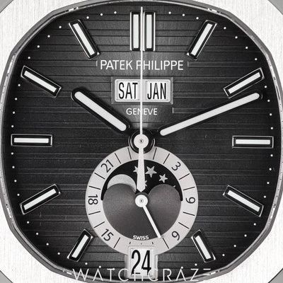 2024 PATEK PHILIPPE NAUTILUS ANNUAL CALENDAR STAINLERSS STEEL 40MM 5726A-001