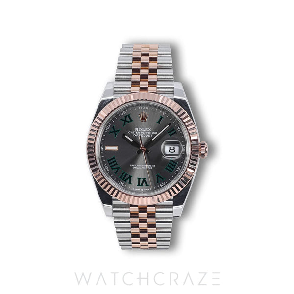 2023 ROLEX DATEJUST TWO TONE ROSE GOLD AND STEEL 41MM 126331