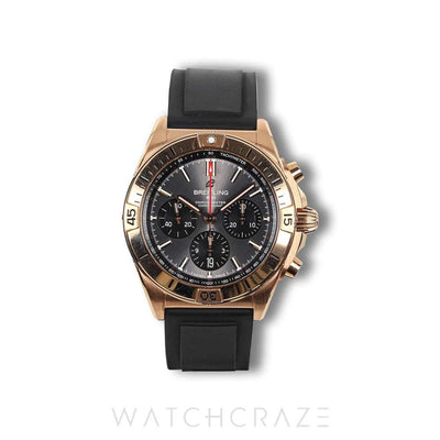 2020 BREITLING CHRONOMAT B01 RED GOLD GREY DIAL 42MM RB0134101B1S1