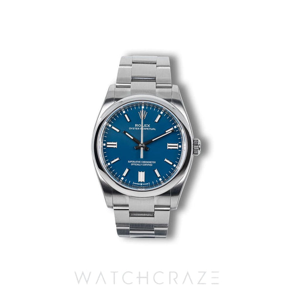 2026 ROLEX OYSTER PERPETUAL BLUE DIAL 36MM 126000