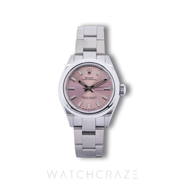 2024 ROLEX OYSTER PERPETUAL 28mm PINK DIAL 276200