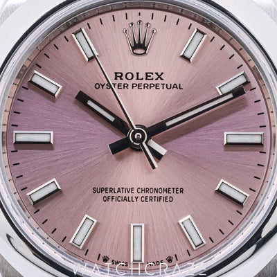 2024 ROLEX OYSTER PERPETUAL 28mm PINK DIAL 276200