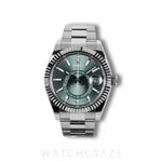 2025 ROLEX SKY-DWELLER OYSTER BRACELET GREEN DIAL 44MM 336934