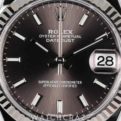 2023 ROLEX LADIES DATEJUST FLUTED JUIBLEE SLATE DIAL 31MM 278274