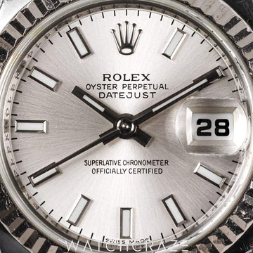 2007 ROLEX LADIES DATEJUST FLUTED JUBILEE SILVER DIAL 26MM 179174