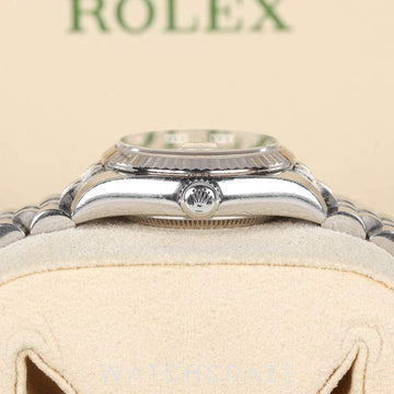 2007 ROLEX LADIES DATEJUST FLUTED JUBILEE SILVER DIAL 26MM 179174