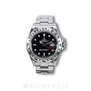 1990 ROLEX EXPLORER II BLACK DIAL 40MM STAINLESS STEEL 16550