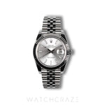 2025 ROLEX DATEJUST FLUTED JUBILEE SILVER DIAL 41MM 126334