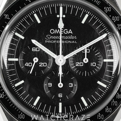 OMEGA SPEEDMASTER MOONWATCH PROFESSIONAL BLACK DIAL HESALITE 42MM 31030425001001