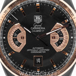 2012 TAG HEUER GRAND CARRERA BLACK DIAL CAV518E.FT6016