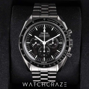 OMEGA SPEEDMASTER MOONWATCH PROFESSIONAL BLACK DIAL HESALITE 42MM 31030425001001