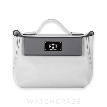 2026 HERMES 24/24 BLUE GLACIER EVERCOLOR/ARDOISE SWIFT