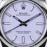 2026 ROLEX OYSTER PERPETUAL PURPLE DIAL 34MM 124200