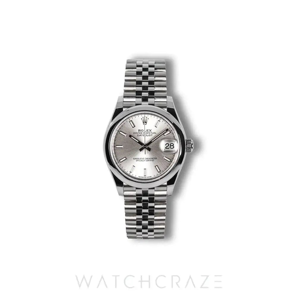 2023 ROLEX DATEJUST SILVER DIAL JUBILEE 31MM 278240