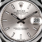 2023 ROLEX DATEJUST SILVER DIAL JUBILEE 31MM 278240