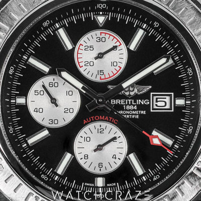 2019 BREITLING SUPER AVENGER 48 BLACK DIAL A13371111B1A1