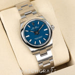 2026 ROLEX OYSTER PERPETUAL BLUE DIAL 31MM 277200