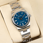 2026 ROLEX OYSTER PERPETUAL BLUE DIAL 31MM 277200
