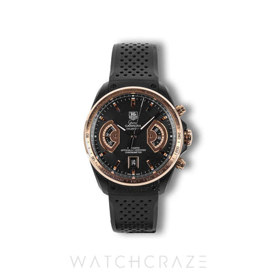 2012 TAG HUEUR GRAND CARRERA BLACK DIAL CAV518E.FT6016