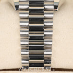 2022 ROLEX DAY DATE PLATINUM ICE BLUE DIAL BAGUETTES 40MM 228396TBR