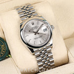 2023 ROLEX DATEJUST SILVER DIAL JUBILEE 31MM 278240