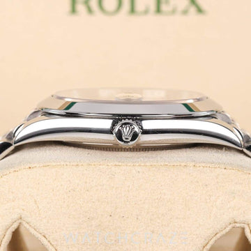 2024 ROLEX DATEJUST SMOOTH JUBILEE RODIUM DIAL 41MM 126300