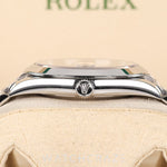 2024 ROLEX DATEJUST SMOOTH OYSTER RODIUM DIAL 41MM 126300