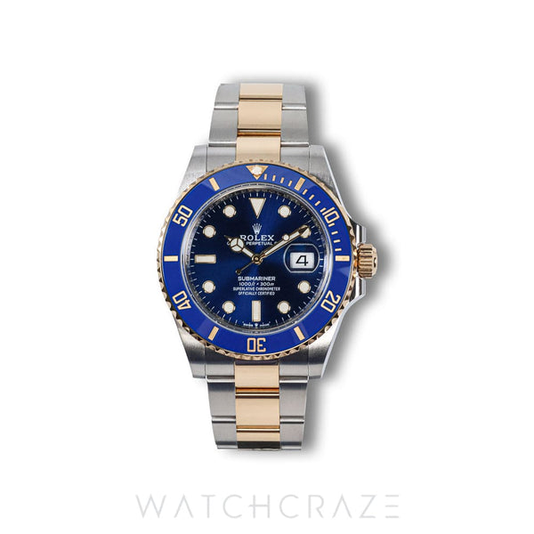 2019 ROLEX SUBMARINER TWO TONE GOLD AND 40MM 116613LB