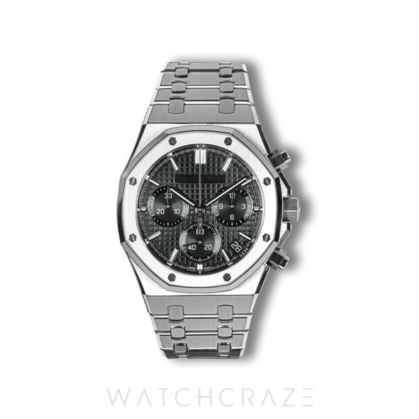 2025 AUDEMARS PIGUET ROYAL OAK CHRONOGRAPH GREEN DIAL 41MM 26240ST.OO.1320ST.08