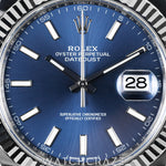 2025 ROLEX DATEJUST FLUTED JUBILEE BLUE DIAL 41MM 126334