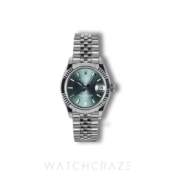 2024 ROLEX DATEJUST MINT GREEN 31MM 278274