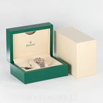 2022 ROLEX DATEJUST TWO TONE ROSE GOLD AND STEEL ROSE GOLD DIAL DIAMOND BEZEL 36MM 126281RBR