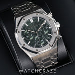 2025 AUDEMARS PIGUET ROYAL OAK CHRONOGRAPH GREEN DIAL 41MM 26240ST.OO.1320ST.08
