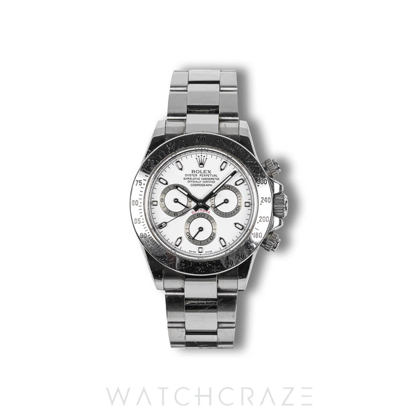 2009 ROLEX COSMOGRAPH DAYTONA WHITE DIAL 40MM 116520