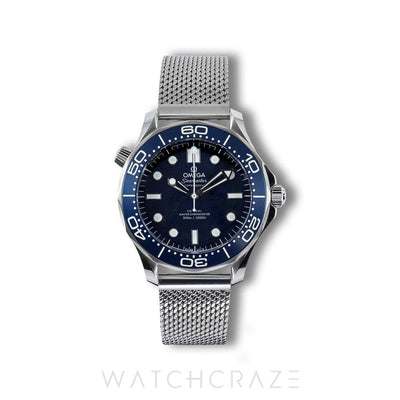 2023 OMEGA SEAMASTER JAMES BOND 007 DIVER 300M BLUE DIAL 42MM 210.30.42.20.03.002