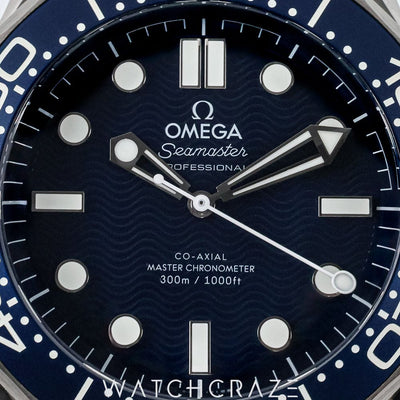 2023 OMEGA SEAMASTER JAMES BOND 007 DIVER 300M BLUE DIAL 42MM 210.30.42.20.03.002
