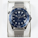 2023 OMEGA SEAMASTER JAMES BOND 007 DIVER 300M BLUE DIAL 60th Anniversary 210.30.42.20.03