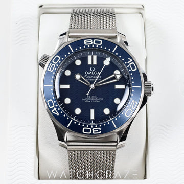 2023 OMEGA SEAMASTER JAMES BOND 007 DIVER 300M BLUE DIAL 42MM 210.30.42.20.03.002