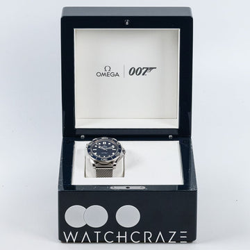 2023 OMEGA SEAMASTER JAMES BOND 007 DIVER 300M BLUE DIAL 42MM 210.30.42.20.03.002