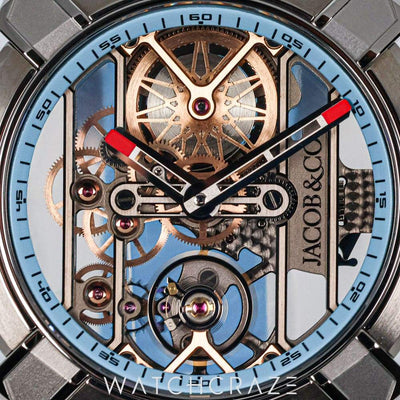 2025 JACOB & CO. EPIC X HAND-WOUND SKELETON TITANIUM 44MM EX110.20.AA.AA.ABRUA