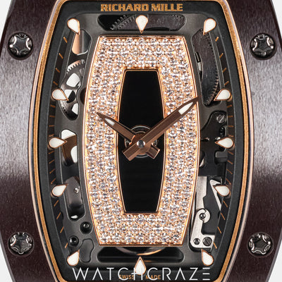 RICHARD MILLE LADIES BROWN ONYX CERAMIC RM07-01