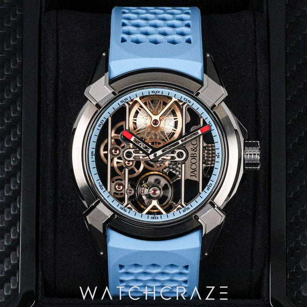 2025 JACOB & CO. EPIC X HAND-WOUND SKELETON TITANIUM 44MM EX110.20.AA.